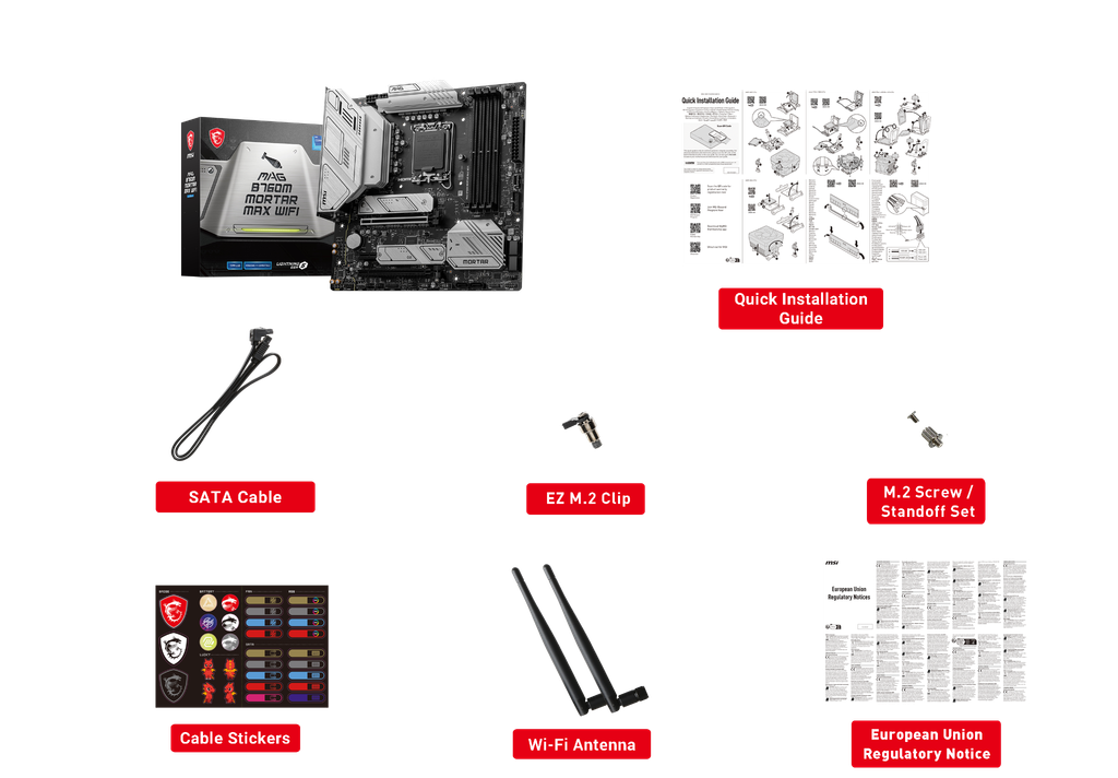 Mainboard MSI MAG B760M MORTAR MAX WIFI DDR4