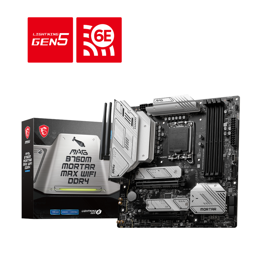 Mainboard MSI MAG B760M MORTAR MAX WIFI DDR4