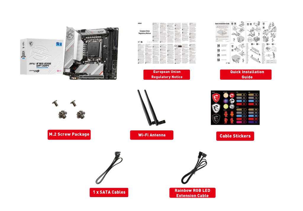 Mainboard MSI MPG B760i EDGE WIFI DDR4