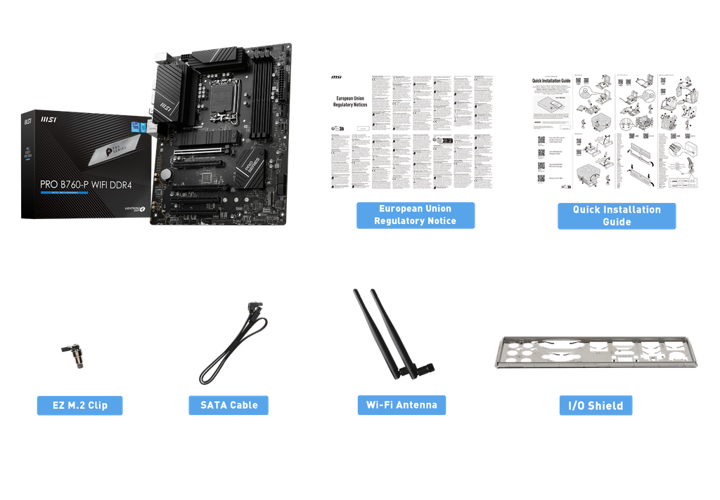 Mainboard MSI PRO B760-P WIFI DDR4