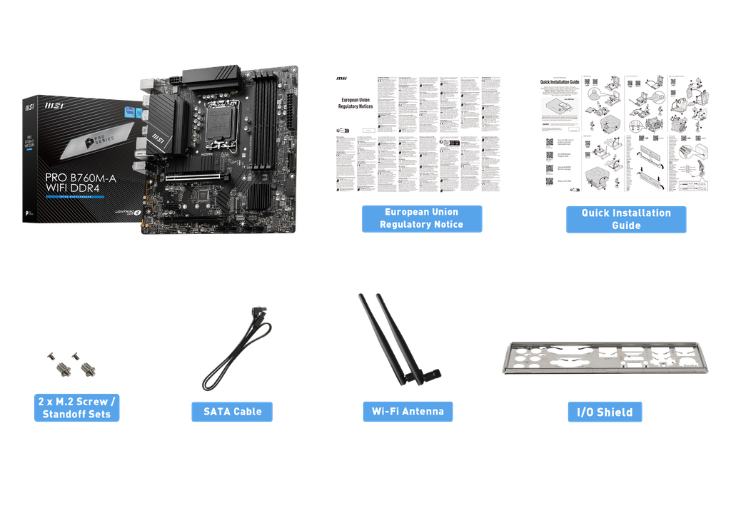 Mainboard MSI PRO B760M-A WIFI DDR4