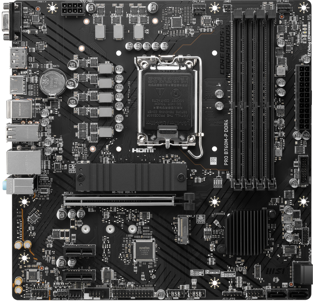 Mainboard MSI PRO B760M-P DDR4