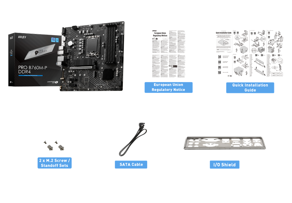 Mainboard MSI PRO B760M-P DDR4