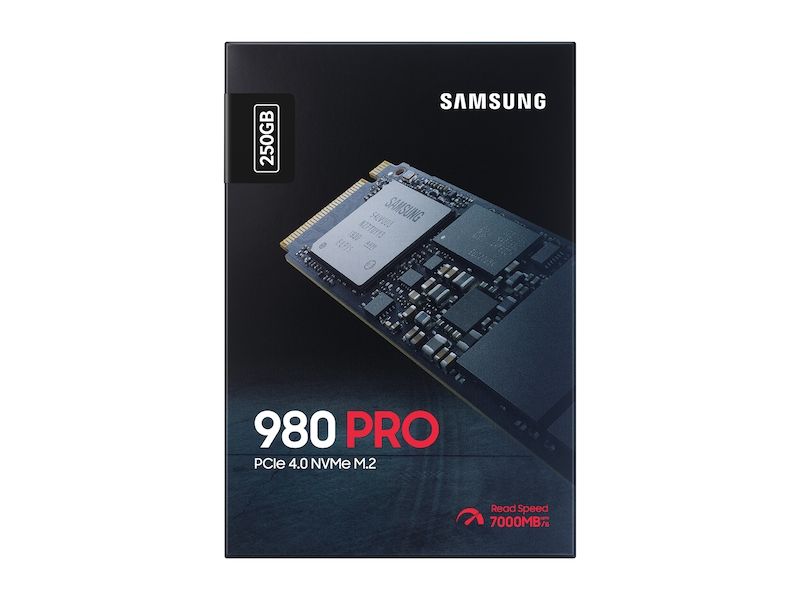 SSD SAMSUNG 980 PRO 250GB M.2 NVMe PCIe Gen4x4 - MZ-V8P250BW