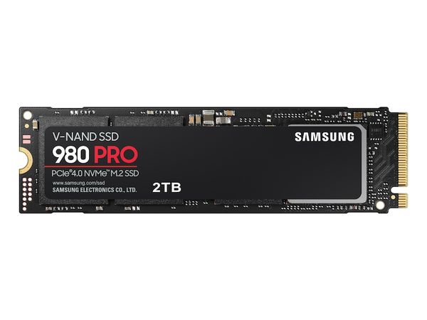 SSD SAMSUNG 980 PRO 2TB M.2 NVMe PCIe Gen4x4 - MZ-V8P2T0BW