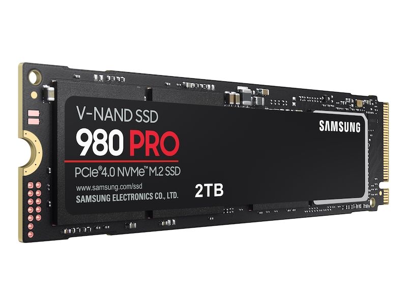 SSD SAMSUNG 980 PRO 2TB M.2 NVMe PCIe Gen4x4 - MZ-V8P2T0BW