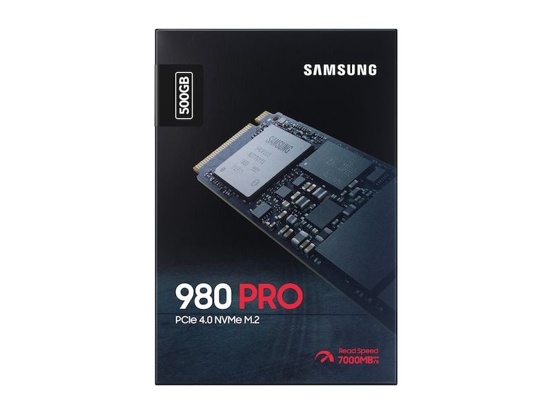 SSD SAMSUNG 980 PRO 500GB M.2 NVMe PCIe Gen4x4 - MZ-V8P500BW