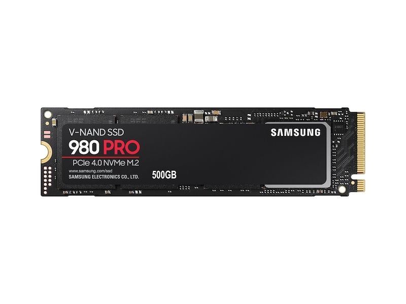 SSD SAMSUNG 980 PRO 500GB M.2 NVMe PCIe Gen4x4 - MZ-V8P500BW