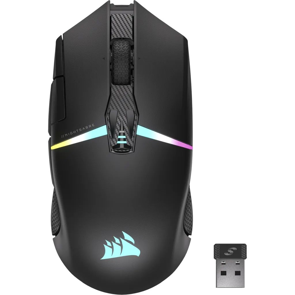 Chuột không dây Gaming Corsair NIGHTSABRE WIRELESS RGB