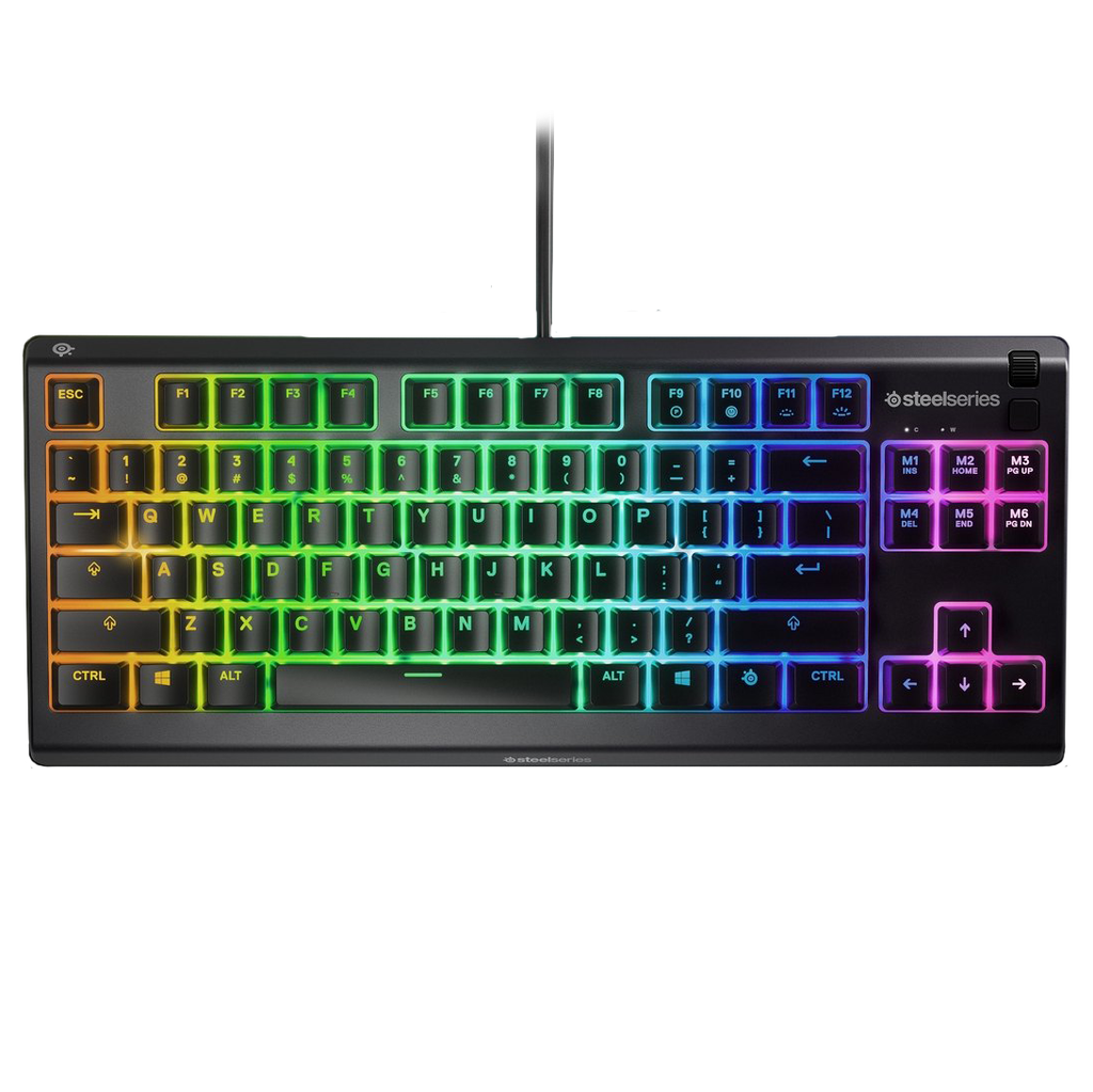 Bàn phím Gaming Steelseries Apex 3 TKL RGB Water Resistant Whisper-Quiet Switches Gaming