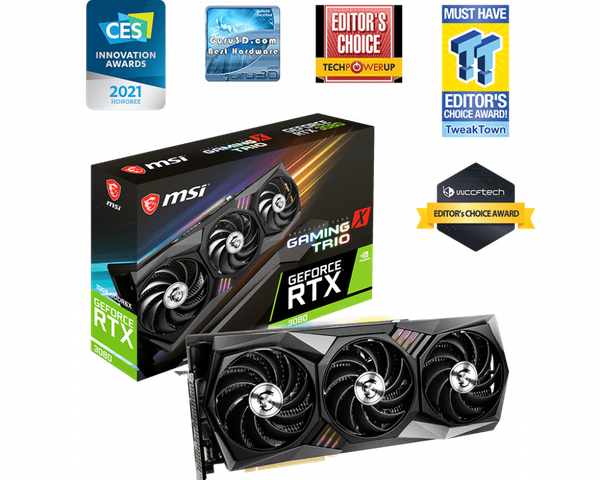 VGA MSI GeForce® RTX™ 3080 Gaming X TRIO 10G