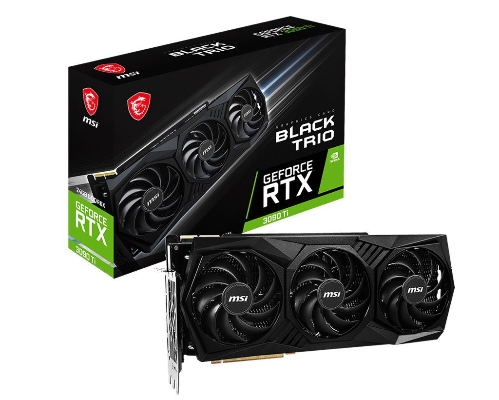 VGA MSI GeForce RTX™ 3090 Ti BLACK TRIO 24G