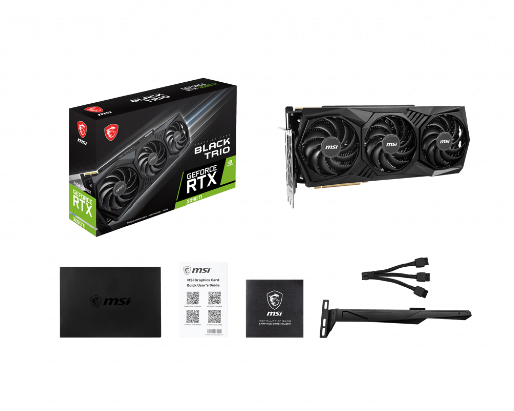 VGA MSI GeForce RTX™ 3090 Ti BLACK TRIO 24G