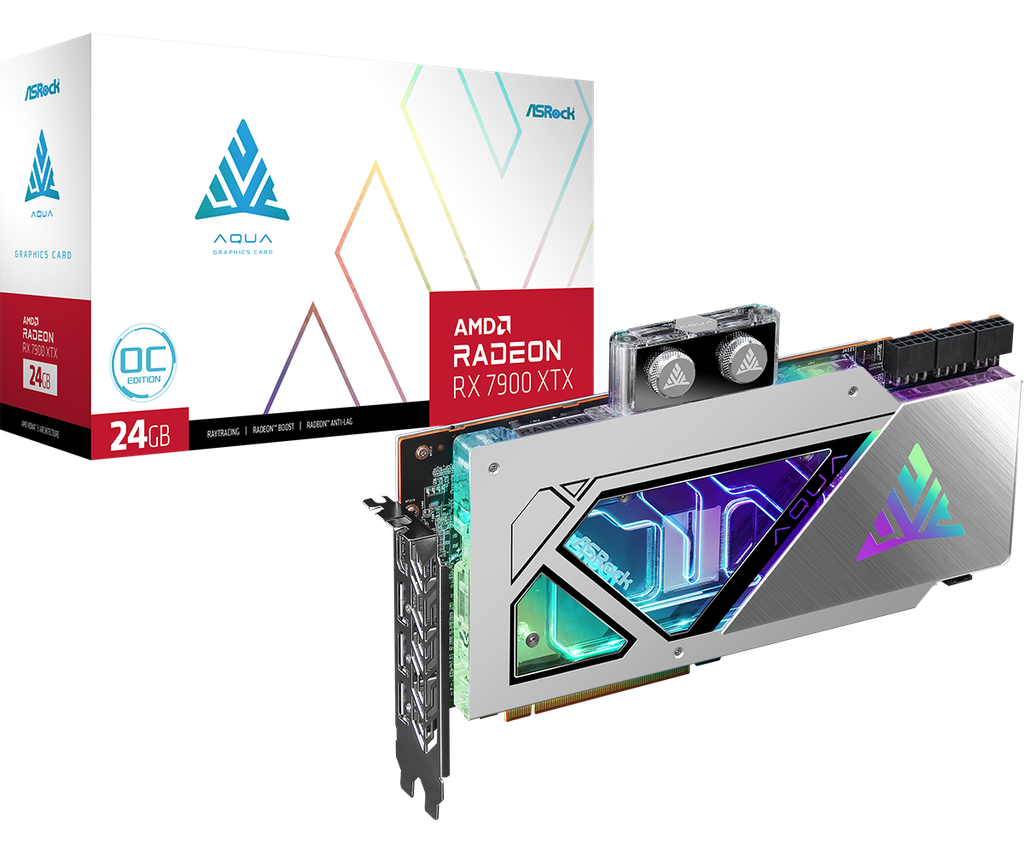 VGA  ASRock AMD Radeon™ RX 7900 XTX AQUA 24GB OC