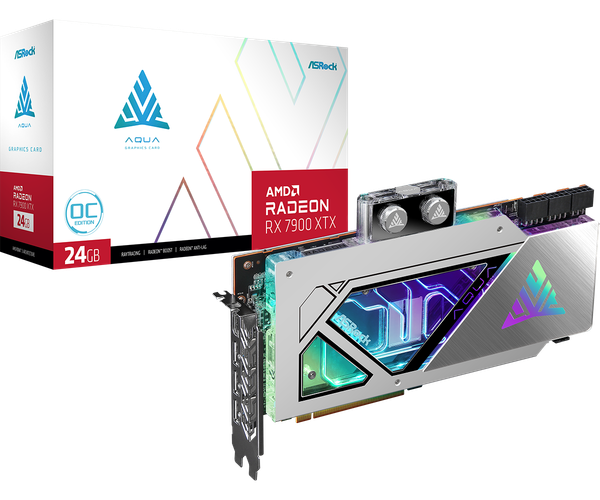 VGA  ASRock AMD Radeon™ RX 7900 XTX AQUA 24GB OC