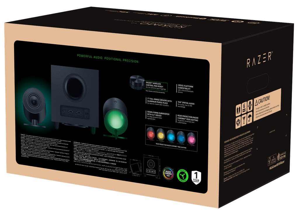 Loa Razer Nommo V2  Bluetooth Gaming Speaker