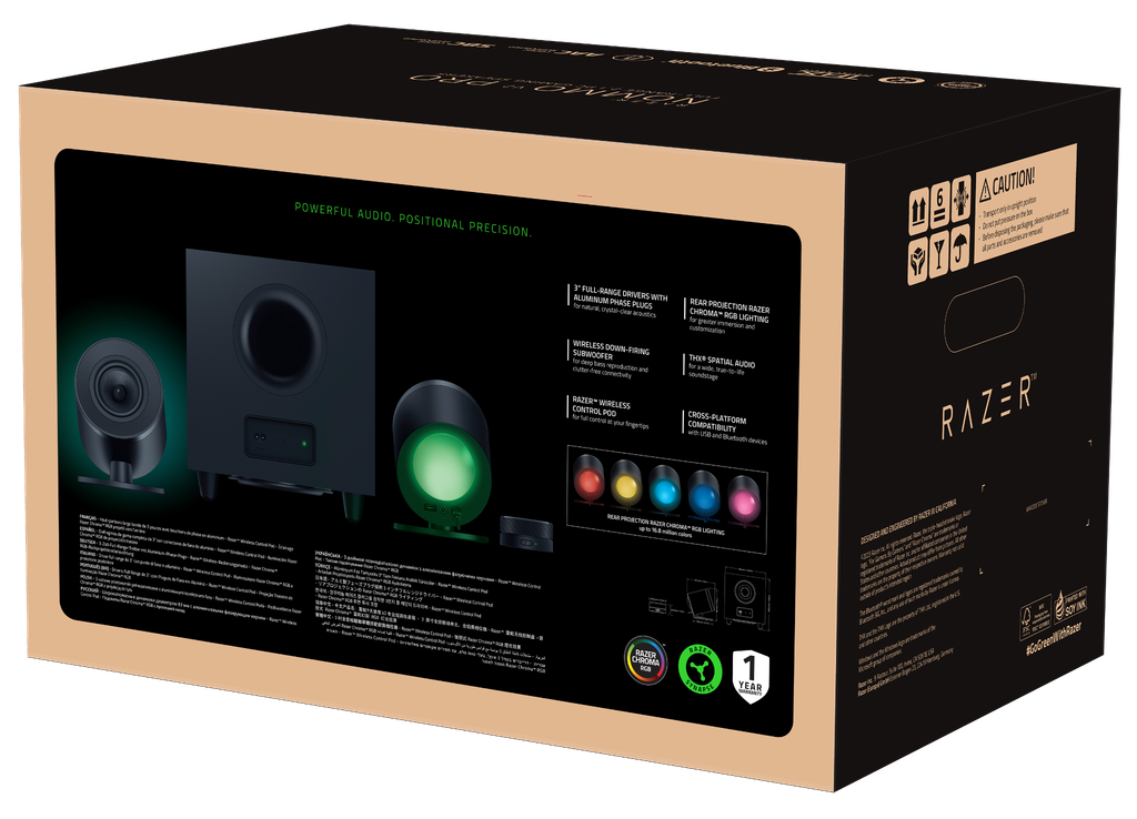 Loa Razer Nommo V2 Pro Bluetooth Gaming Speaker