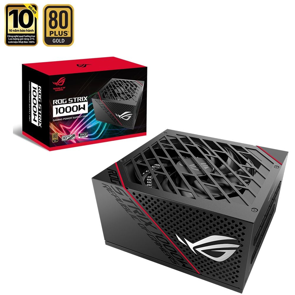 Nguồn máy tính ASUS ROG Strix 1000W 80 Plus GOLD