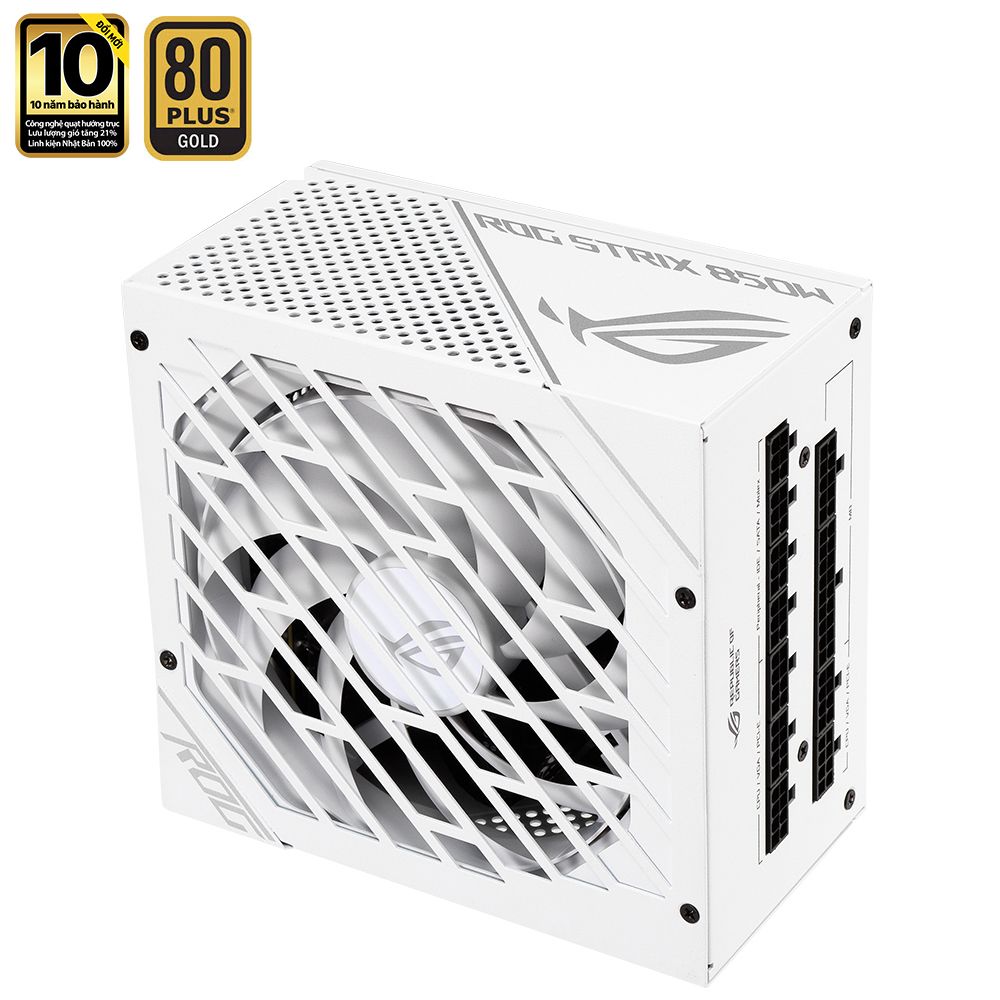 Nguồn máy tính ASUS ROG Strix 850W 80 Plus GOLD WHITE Edition