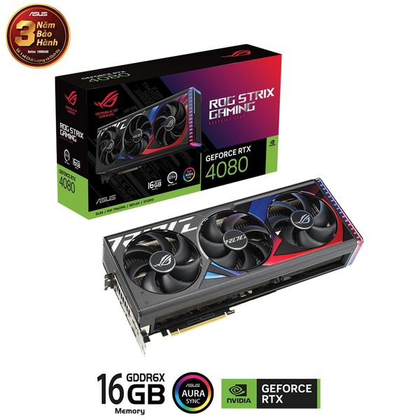 VGA ASUS ROG Strix GeForce RTX™ 4080 16GB GDDR6X