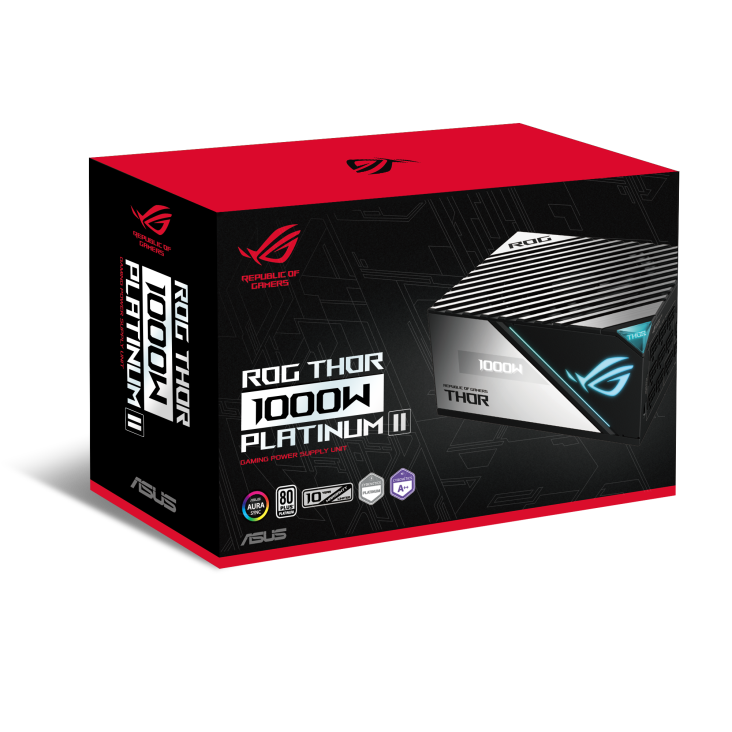 Nguồn máy tính ASUS ROG Thor 1000P2 GAMING 80 Plus PLATINUM