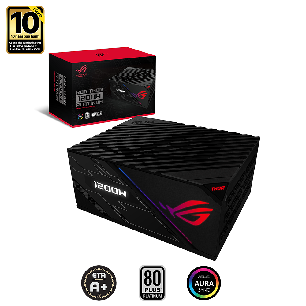 Nguồn máy tính ASUS ROG Thor 1200W 80 Plus PLATINUM