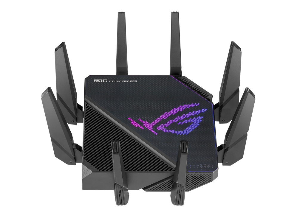 ASUS ROG Rapture GT-AX11000 PRO Tri-Band WiFi 6 10G Port Gaming Router – 1148+4804+4804Mbps, WIFI6, AiMesh