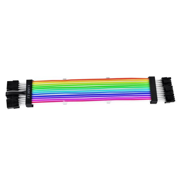 Lian Li Strimer Plus RGB Cable – 1×24-Pin, 2×8-Pin, ARGB Controller Included