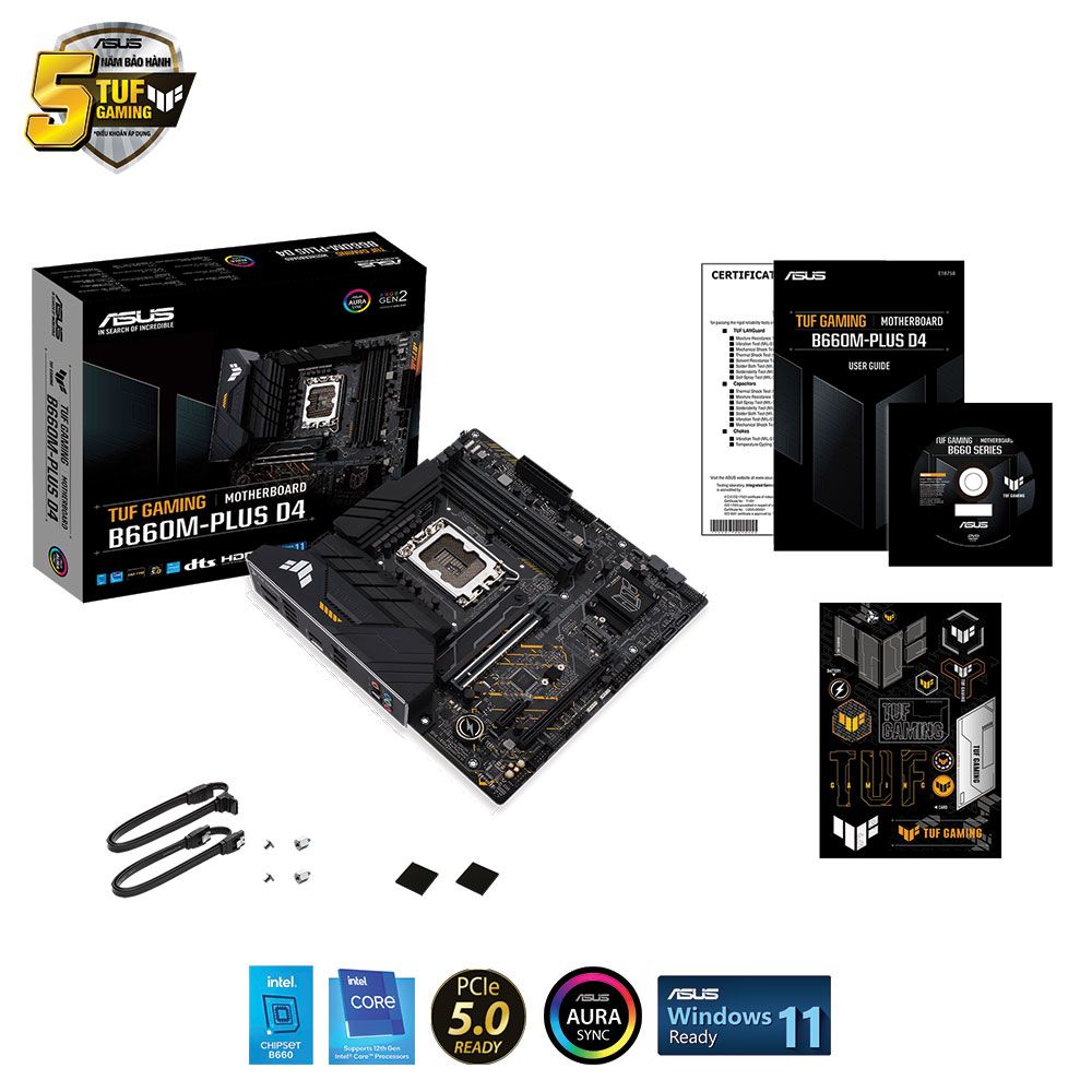 Mainboard ASUS TUF Gaming B660M-PLUS D4