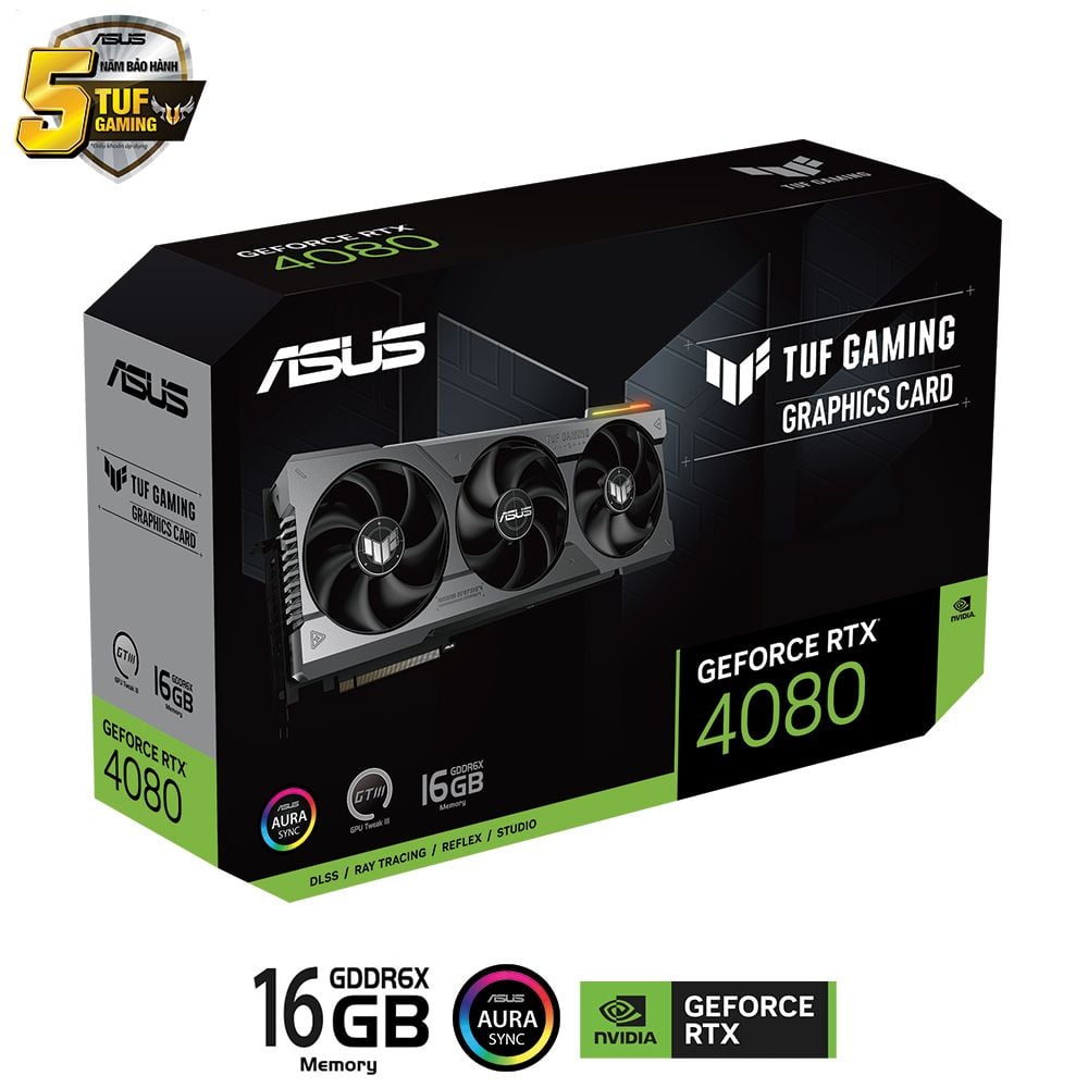 VGA  ASUS TUF Gaming GeForce RTX™ 4080 16GB GDDR6X