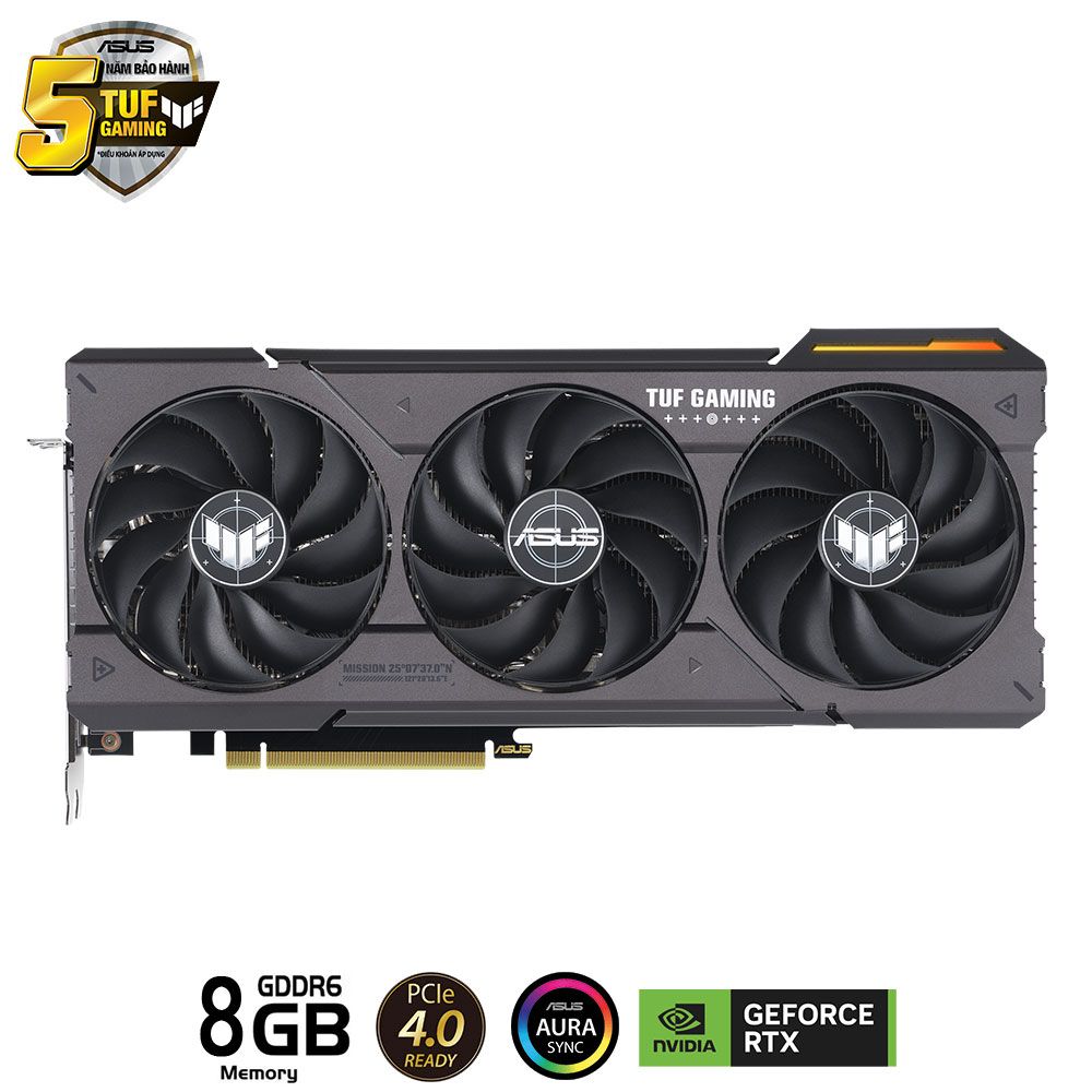 VGA ASUS TUF Gaming GeForce RTX™ 4060 Ti 8GB GDDR6