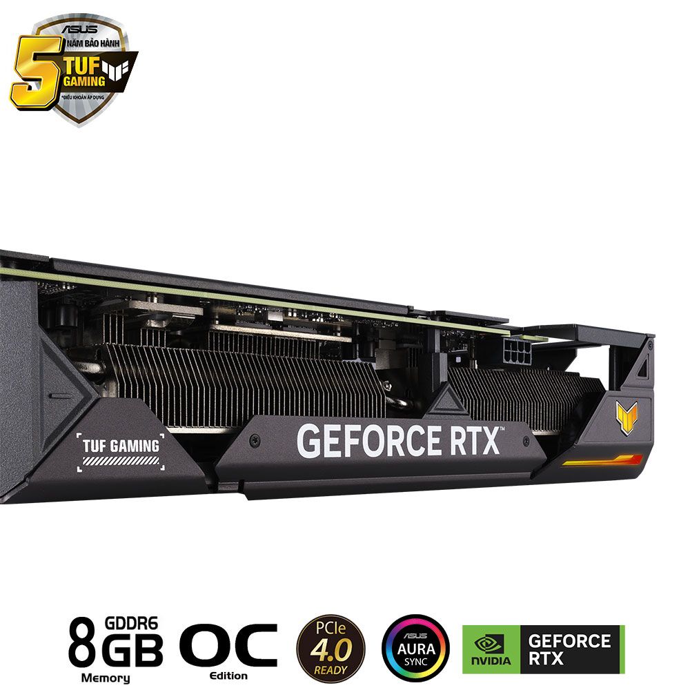 VGA ASUS TUF Gaming GeForce RTX™ 4060 Ti 8GB GDDR6 OC Edition