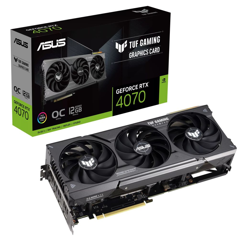 VGA ASUS TUF Gaming GeForce RTX™ 4070 12GB GDDR6X OC Edition