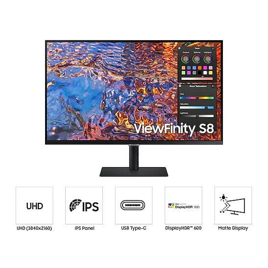 Màn hình Samsung ViewFinity S8 UHD S80BP LS32B800PXE