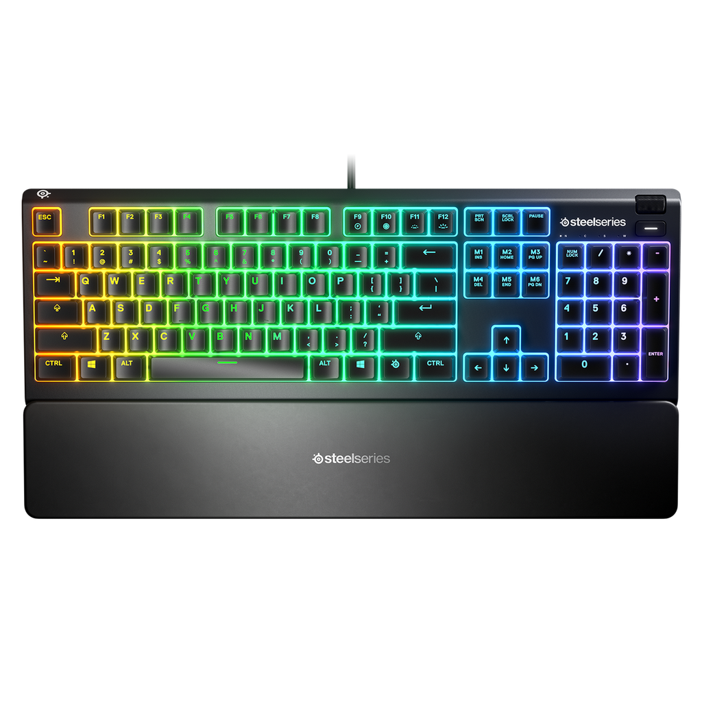 Bàn phím Gaming SteelSeries APEX 3 RGB Water Resistant Whisper-Quiet Switches Gaming