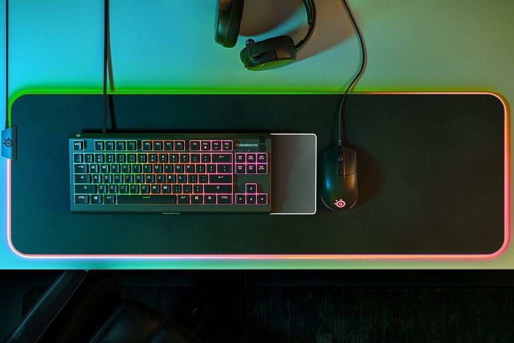 Bàn phím Gaming Steelseries Apex 3 TKL RGB Water Resistant Whisper-Quiet Switches Gaming