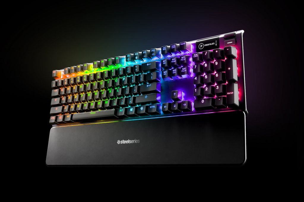 Bàn phím Gaming SteelSeries APEX 5 RGB Hybrid Blue Mechanical Switch