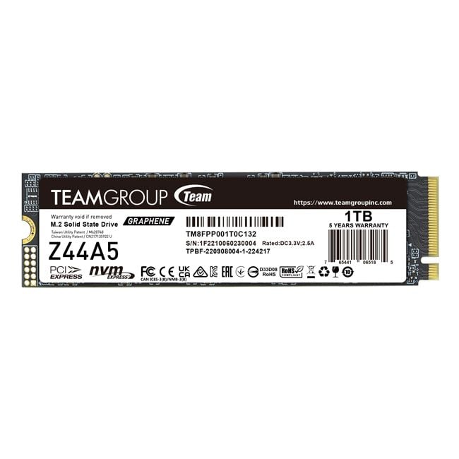 SSD TeamGroup Z44A5 1TB M.2 NVMe PCIe Gen 4.0x4