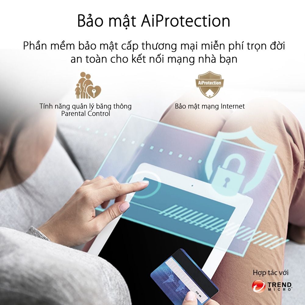 Asus ZenWiFi Router AX Mini XD4 (3-PK) chuẩn AX1800