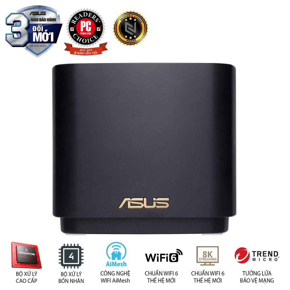 Asus ZenWiFi Router AX Mini XD4 (2-PK) chuẩn AX1800