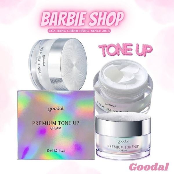 Kem Dưỡng trắng da Goodal Premium Snail Tone Up Cream 30ml & Vita-C Dark Spot Care 50ml