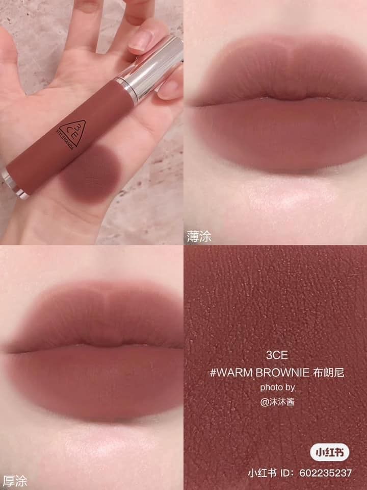 [Mẫu Mới] Son Kem 3CE Hazy Lip Clay