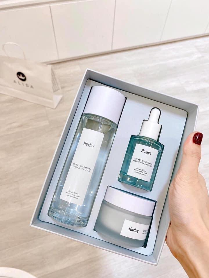 Set 3 Món Cấp Nước Cho Da Huxley Hydration Trio