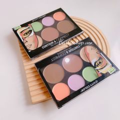 Bảng Tạo Khối Và Che Khuyết Điểm City Color 7 Ô Contour & Correct Cream Palette