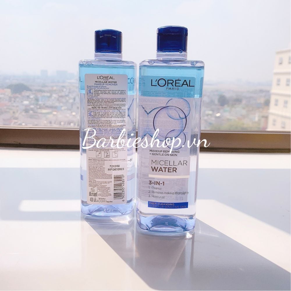 Nước Tẩy Trang Loreal 3 in 1 Micellar Water Refreshing Even For Sensitive Skin