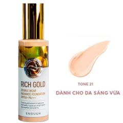 Kem Nền Enough Foundation 100ml Đủ Dòng (Ultra X10 Cover Up Collagen, Collagen Moisture SPF15, 8 Peptide Full Cover Perfect, Rich Gold Double Wear, Collagen 3 in 1 Whitening Moisture)