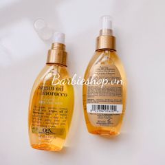 Xịt Dưỡng Tóc Biotin Ogx Argan Oil Of Morocco Oil Mist 100ml - 118ml