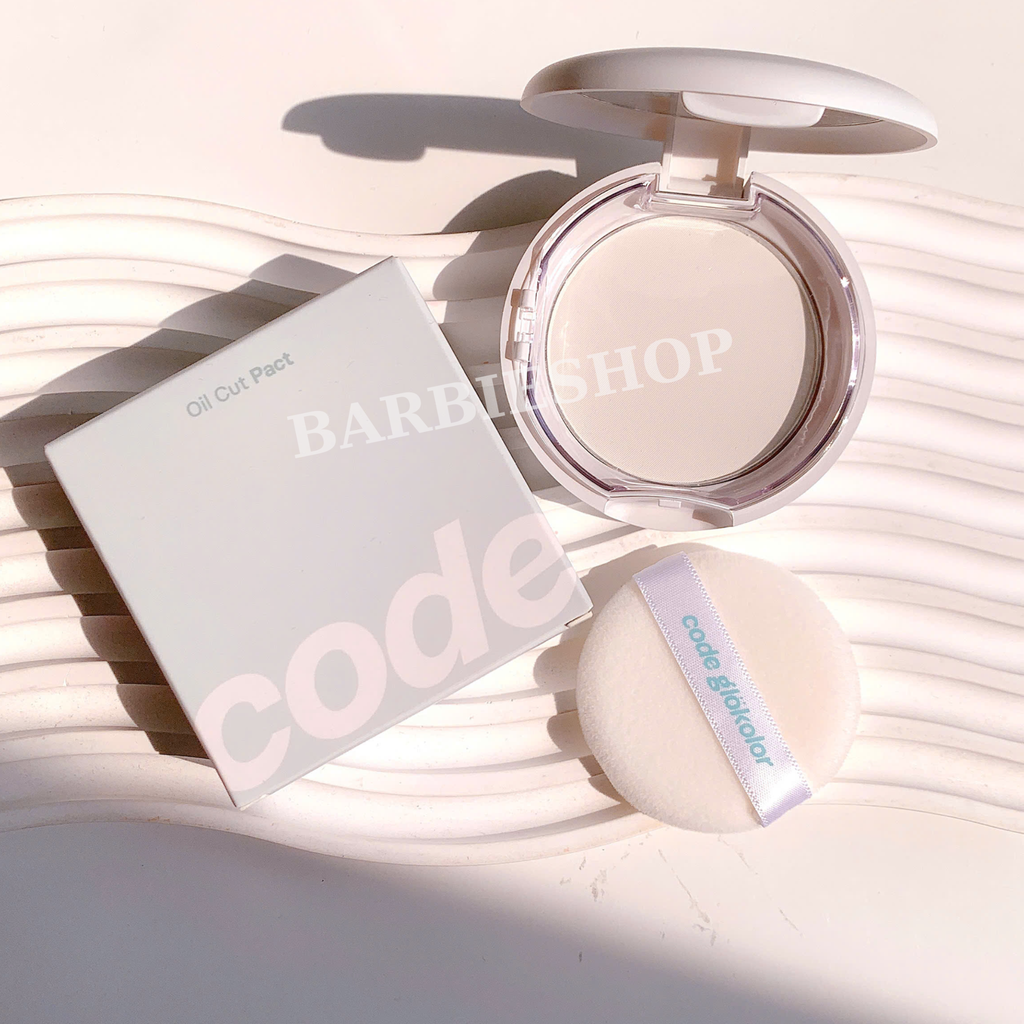 Phấn Phủ Nén Code GloKolor Oil Cut Pact 8g / Fix-On Primer In Pact 11g