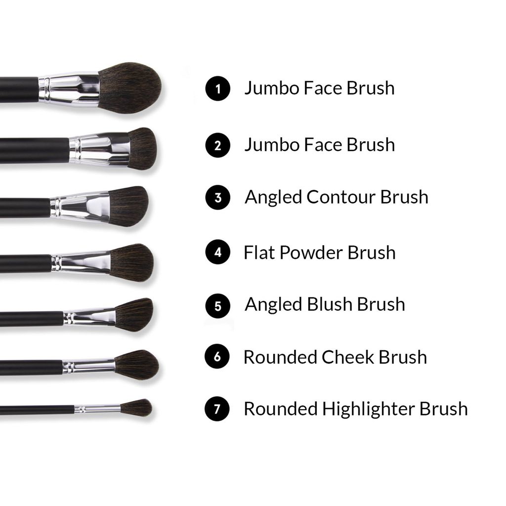 Bộ Cọ Trang Điểm BH Cosmetics Face Essentials 7 Piece Face Brush Set