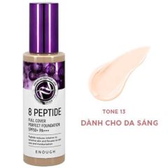 Kem Nền Enough Foundation 100ml Đủ Dòng (Ultra X10 Cover Up Collagen, Collagen Moisture SPF15, 8 Peptide Full Cover Perfect, Rich Gold Double Wear, Collagen 3 in 1 Whitening Moisture)